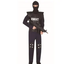 Disfraz de Policia Swat para adolescente