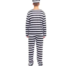 Clearance Disfraz de Presidiario a Rayas para hombre