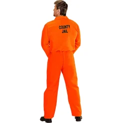 Disfraz de Preso Naranja Adulto