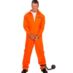 Disfraz de Preso Naranja Adulto