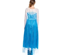 Best Disfraz de Princesa del Hielo Azul para mujer
