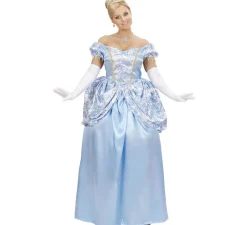 Disfraz de Princesa Encantadora Azul Claro para mujer