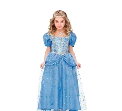 Disfraz de Princesa o Hada Azul Claro para niña
