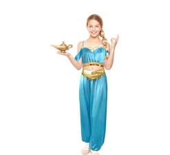 Discount Disfraz de Princesa Árabe azul para niña