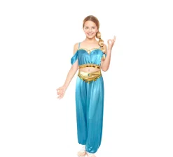 Discount Disfraz de Princesa Árabe azul para niña