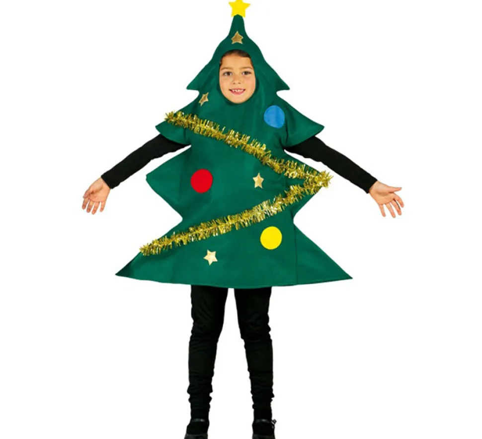 Disfraz de Árbol de Navidad para niño y niña