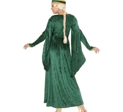 Hot Disfraz de Reina Renacentista Terciopelo Verde para mujer