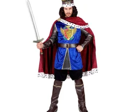 Disfraz de Rey de Guerreros Medieval para hombre
