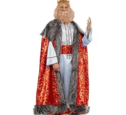 Clearance Disfraz de Rey Gaspar Brocado para hombre