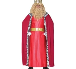 Disfraz de Rey Mago Rojo para hombre