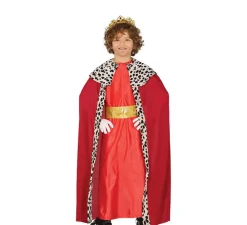 Disfraz de Rey Mago Rojo para niño