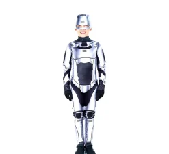 Hot Disfraz de Robot Killer Plateado para niño