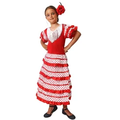 Discount Disfraces Lucero Disfraz de Sevillana Infantil