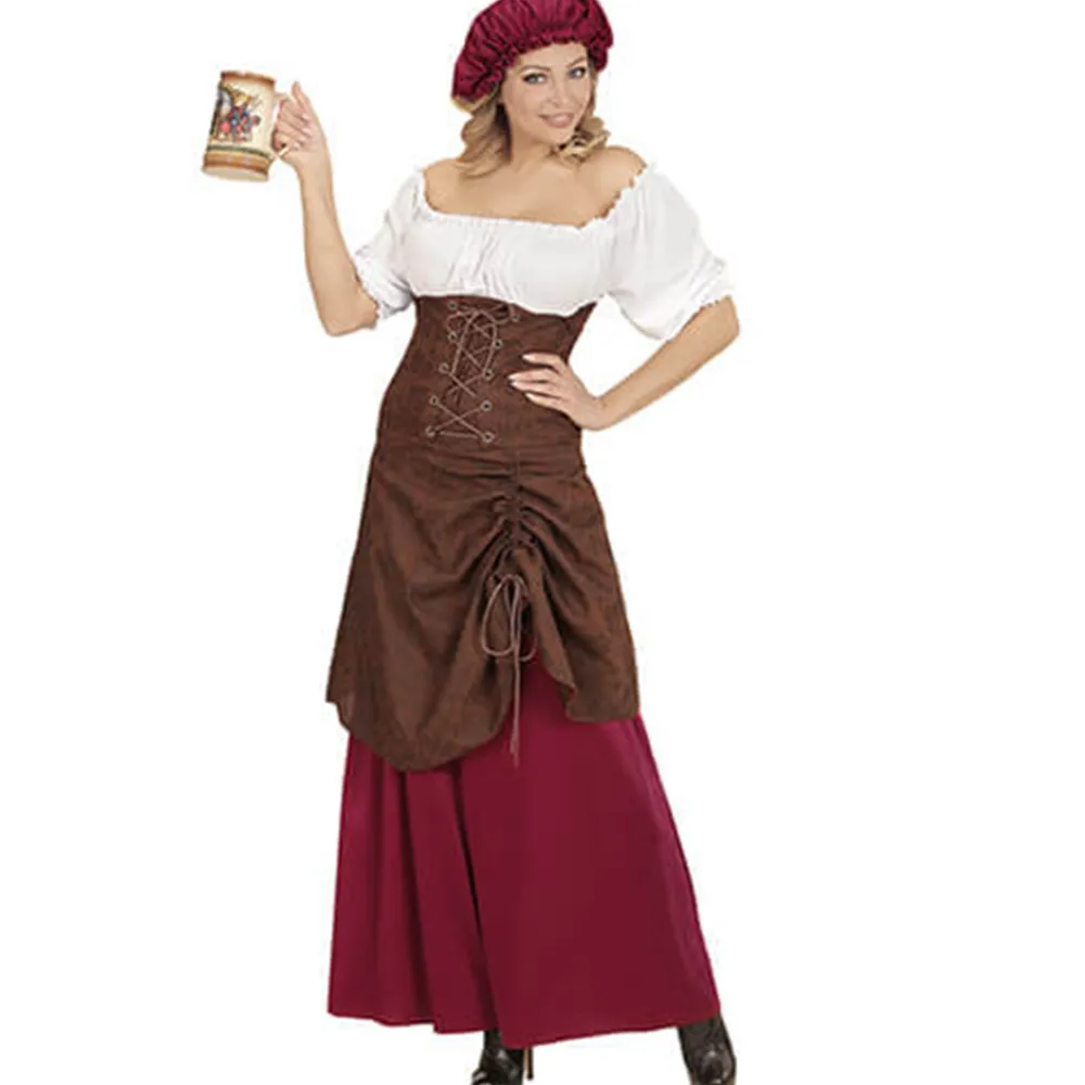 Disfraces Lucero Disfraz de Tabernera Medieval Adulto
