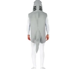 Disfraz de Tiburón Gris con Capucha para hombre
