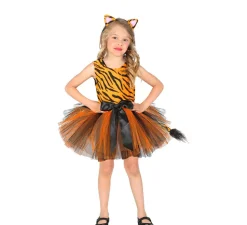 Disfraz de Tigre con Tutú y Lazo para niña