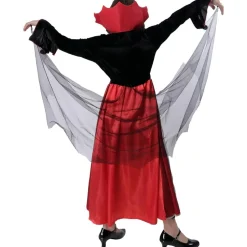Disfraz de Vampiresa Niña Gótica - Vestido de Condesa Drácula