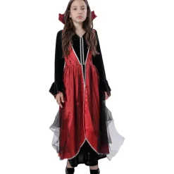 Disfraz de Vampiresa Niña Gótica - Vestido de Condesa Drácula