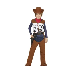 Discount Disfraz de Vaquero Clásico con chaleco para niño