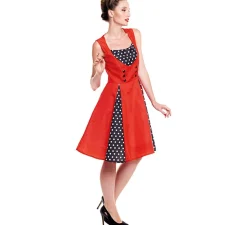 Disfraz de Vestido Rockabilly Años 50 para mujer