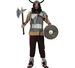 Discount Disfraz de Vikingo Gris para hombre