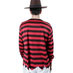 Disfraz Freddy Krueger para Hombre Adulto - Camisa, Garra y Sombrero