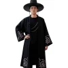 Disfraz Guerrero K-Pop Hombre con Sombrero Gat y Túnica Negra