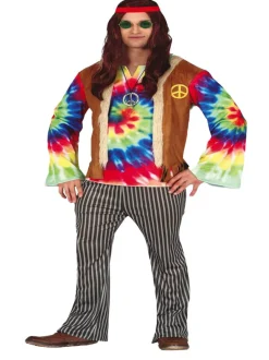 Disfraz hippie adulto