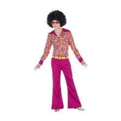 Outlet Disfraces Lucero Disfraz Hippie Hombre años 70 Flores Adulto