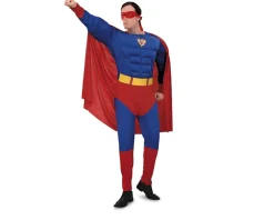 Disfraz héroe Musculoso Adulto – Tipo Superman