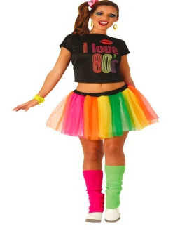 Discount Fiestas Guirca Disfraz I love años 80s