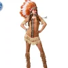 New Atosa Disfraz India Mujer Adulto Marrón Claro Talla XS-S