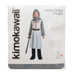 Online Kimokawaii Disfraz Infantil Caballero Medieval de la Orden Blanca