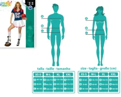 Disfraz Jugadora Rugby Mujer Adulto XL