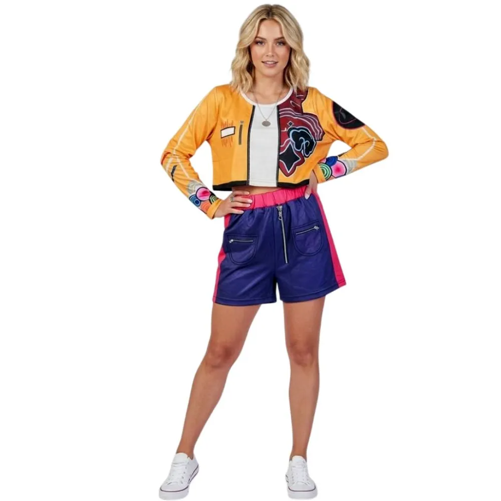Sale Kebedo Moda Disfraz K-Pop para Mujer Cantante Pop Coreano 2 piezas Talla S/M