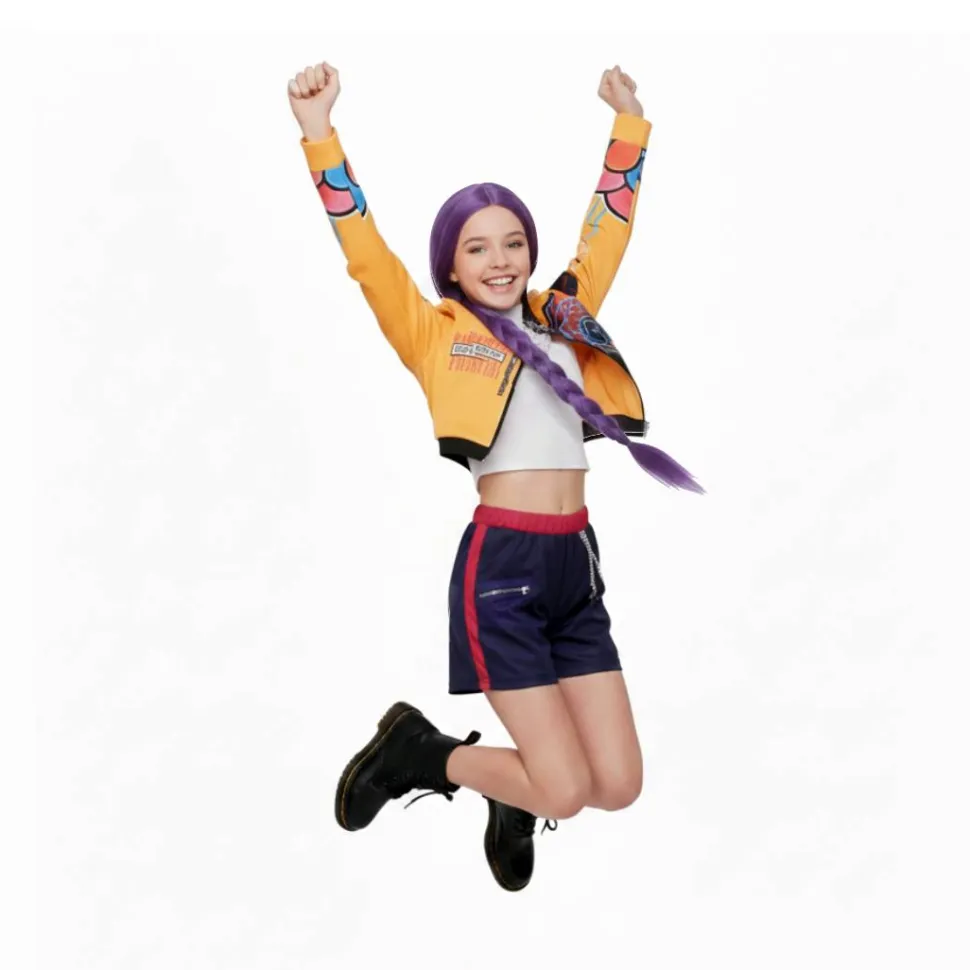Disfraz K-Pop para Niña Cantante estilo urbano 3 piezas Tallas 4-12 años