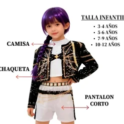 Best Kebedo Moda Disfraz K-Pop para Niña Idol Coreana 3 piezas Tallas 3-12 años