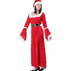 Disfraz Mamá Noel Terciopelo Rojo