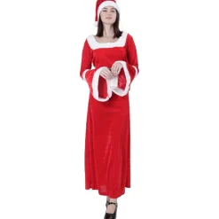 Disfraz Mamá Noel Terciopelo Rojo