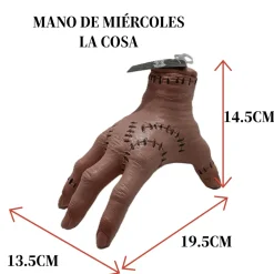 Discount Kebedo Moda Disfraz Miércoles Addams Vestido Gótico Merlina con Medias y Mano de Látex