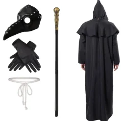 Online Kebedo Moda Disfraz Monje Peste Negra Adulto