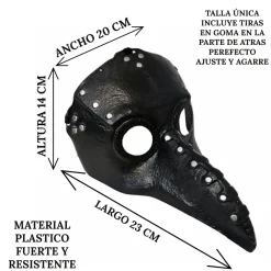 Online Kebedo Moda Disfraz Monje Peste Negra Adulto