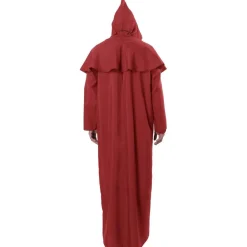 Discount Kebedo Moda Disfraz Monje Sacerdote Túnica Roja Adulto