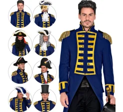 Sale Disfraz o Chaqueta de Frac Blue Parade para hombre