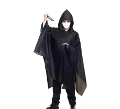Discount Disfraz o Chubasquero Negro para niños