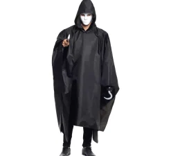 Clearance Disfraz o Chubasquero Negro para hombre