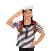 Disfraz o Kit Marinero Clásico a Rayas Infantil: Camiseta y Gorra