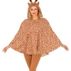 Best Disfraz o Poncho de Jirafa con Capucha para adulto