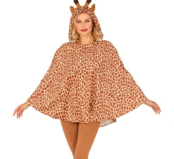 Best Disfraz o Poncho de Jirafa con Capucha para adulto