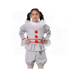 Disfraz Payasa Terrorífica para Niñas Pennywise Payaso IT
